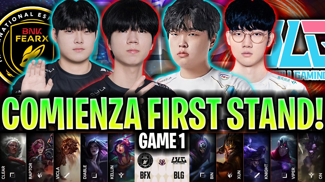 COMIENZA EL FIRST STAND! 😱COREA vs EL CAMPEÓN CHINO🔥 - BFX vs BLG Game 1 FIRST STAND 2026 DÍA 1 IBAI