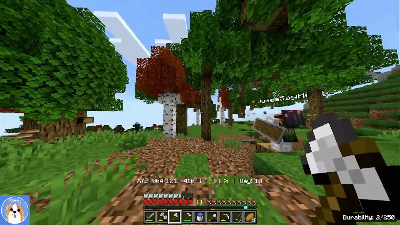 Building the base and exploring the nether | Core Craft #3
