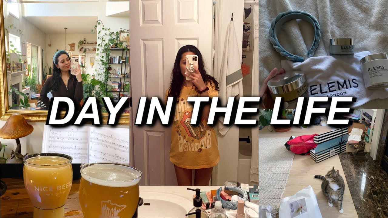 day in the life vlog: antique haul, huge pr unboxing, wine bar + trivia night w/maddy!!