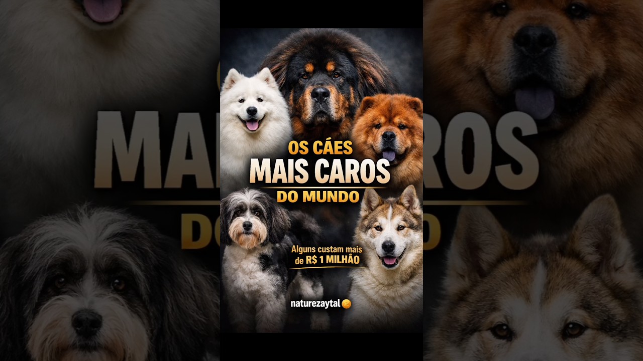 Os 5 C&atilde;es Mais Caros do Mundo | Alguns Custam Mais de R$ 1 Milh&atilde;o #shorts