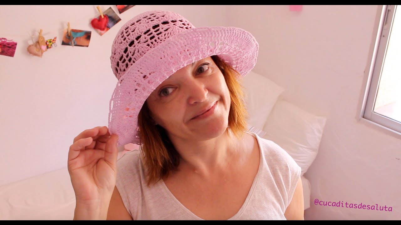 Aprende a tejer una Pamela VINTAGE paso a paso I SUMMER I PARTE 2/2 cucaditasdesaluta