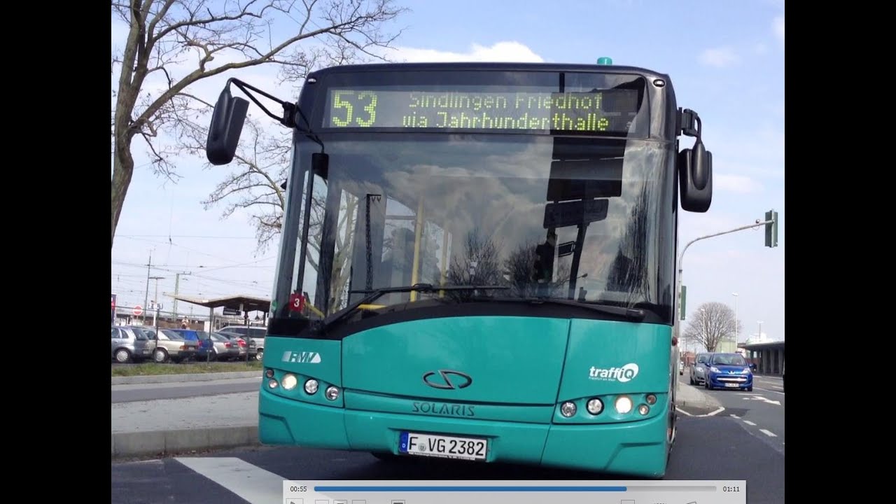 Solaris Urbino 18 Linie 53 am Frankfurt am Main IPH Tor Nord