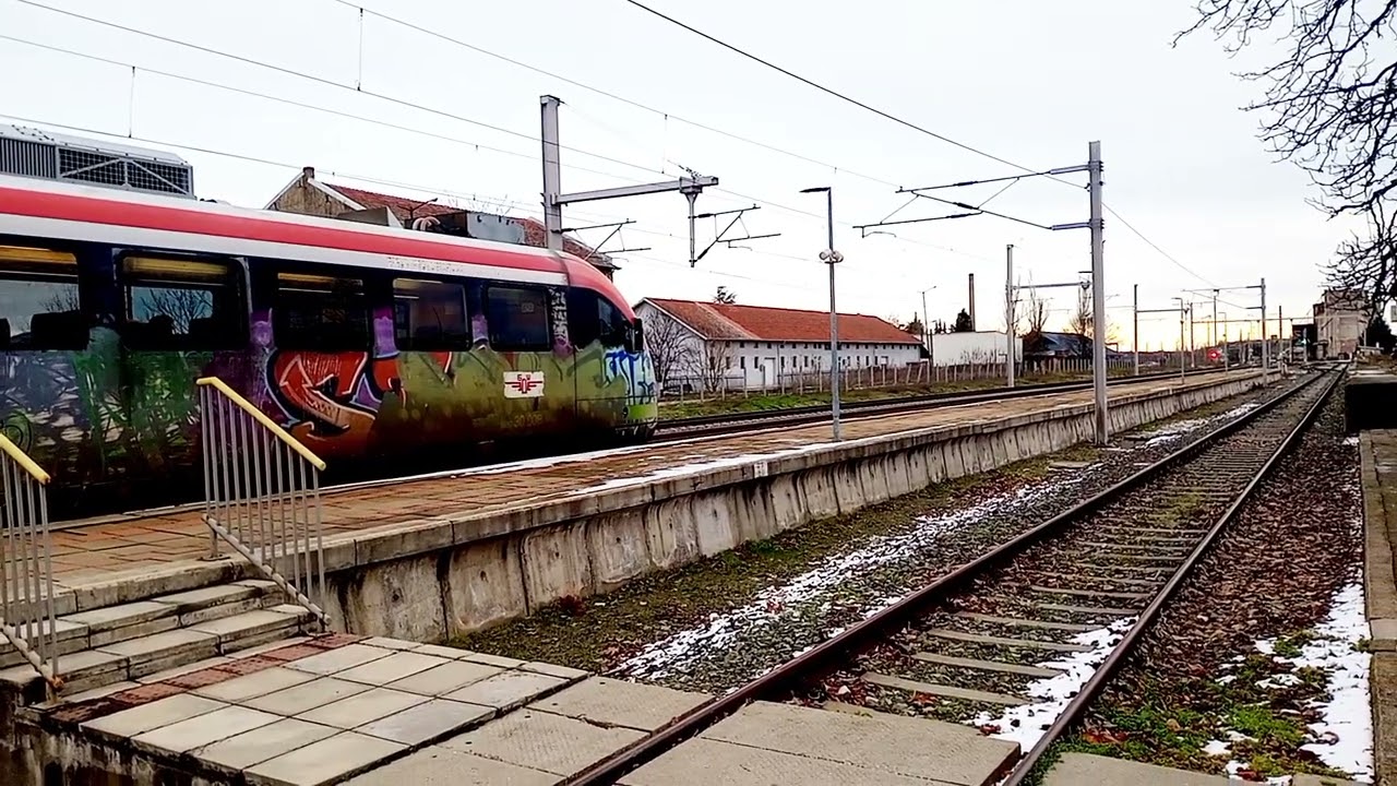 BG BDZ Siemens Desiro στάθμευση αναχώρηση Αμαξοστοιχίας 10145 από ΣΣ Χαρμανλι 13.1.2026