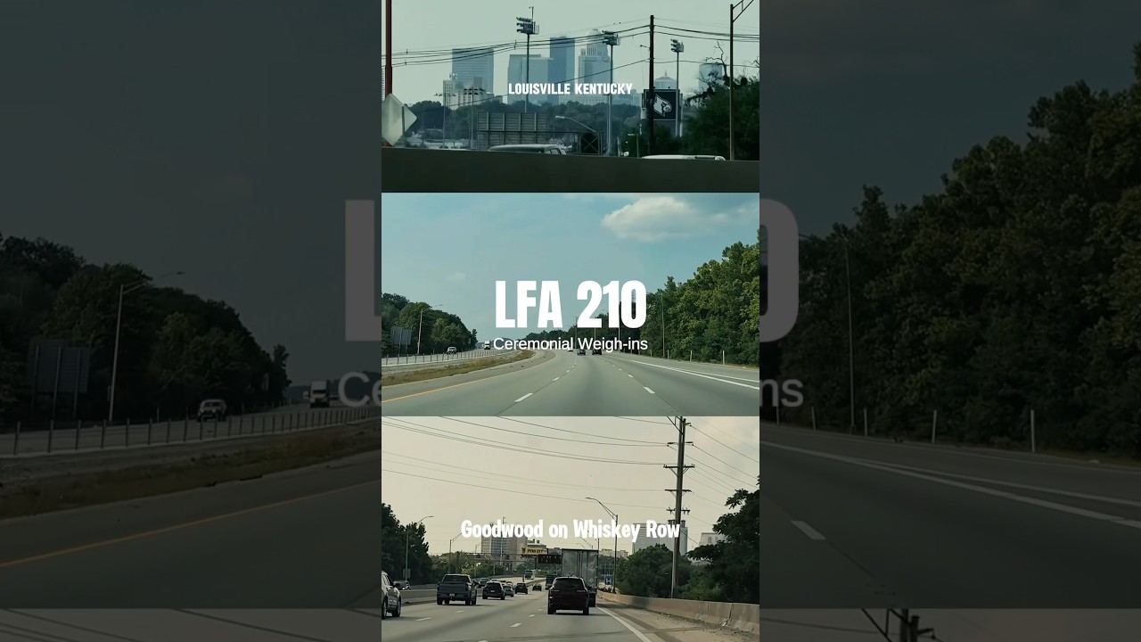 LFA 210 Weigh-ins at Goodwood on Whiskey Row 