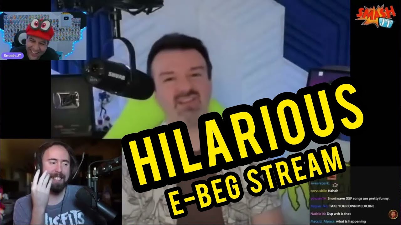 HYSTERICAL: Asmongold Reacts To DSP BEGGING For MONEY!