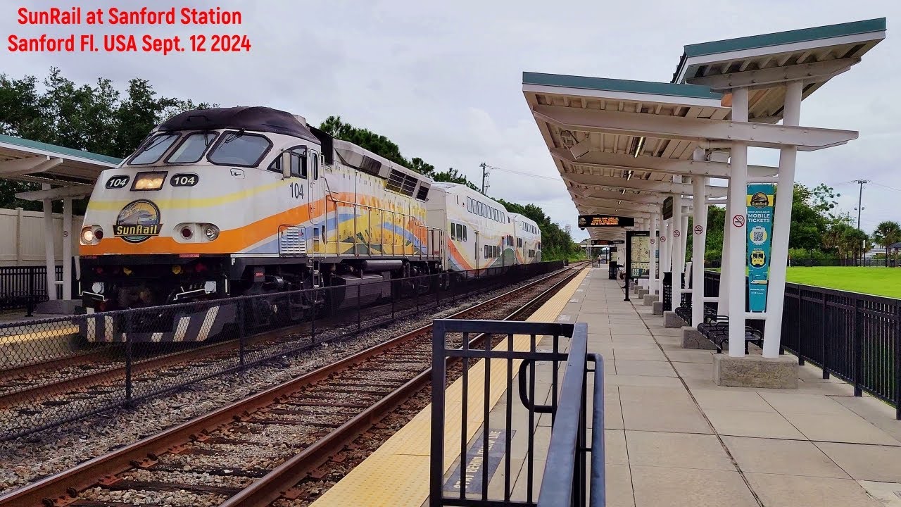My First Ride on SunRail DeLand Station DeLand Florida USA Sept. 12 2024 #sunrail #ridesunrail