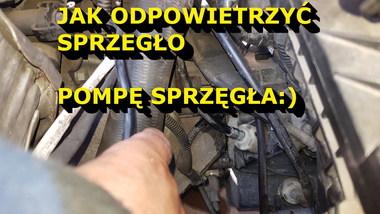 JAK ODPOWIETRZYĆ SPRZĘGŁO POMPĘ SPRZĘGŁA ?. Przykład FORD FIESTA MK7 1.0 Eco Boost
