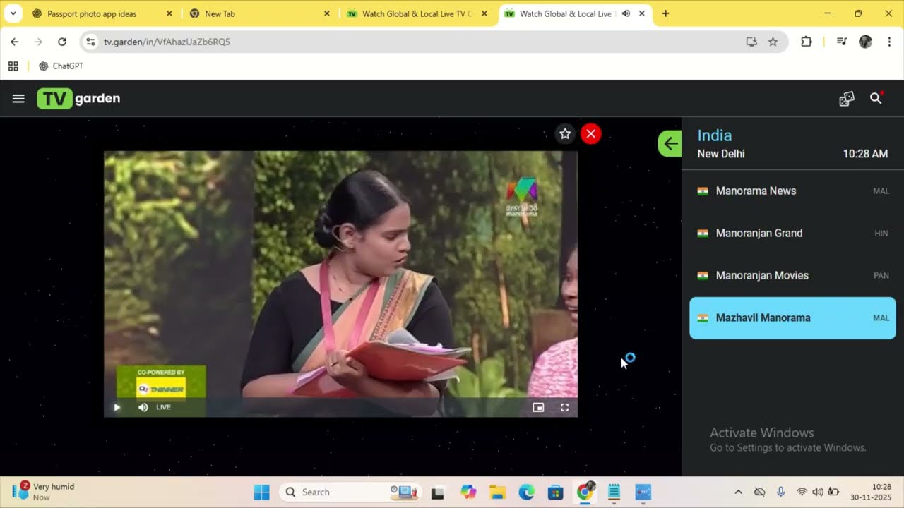Watch Malayalam TV Channels Online for Free tv.garden