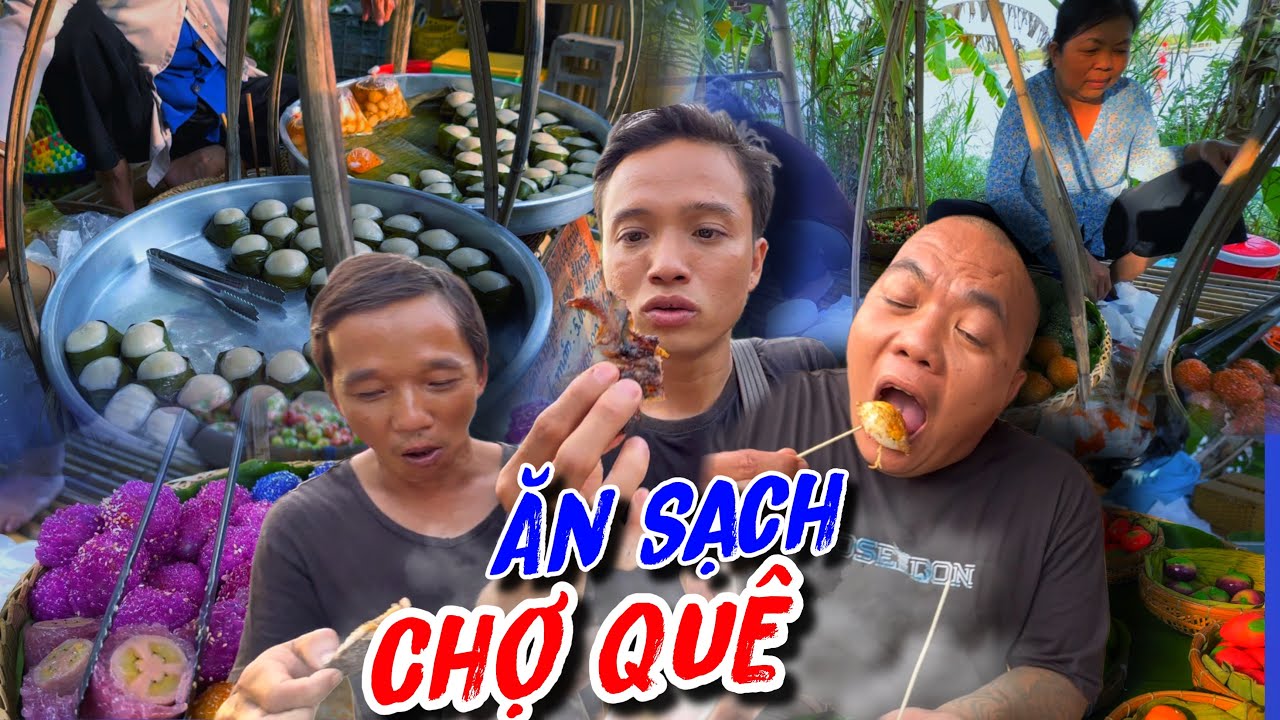 THÁNH XÀM Thử Thách Ăn Sạch CHỢ QUÊ Nổi Tiếng Nhất Miền Tây Không Phải Ai Cũng Biết