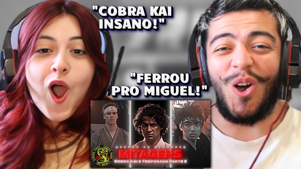 TODAS AS MITAGENS EM COBRA KAI 6 (6 TEMPORADA) - AMBRIEL | REACT