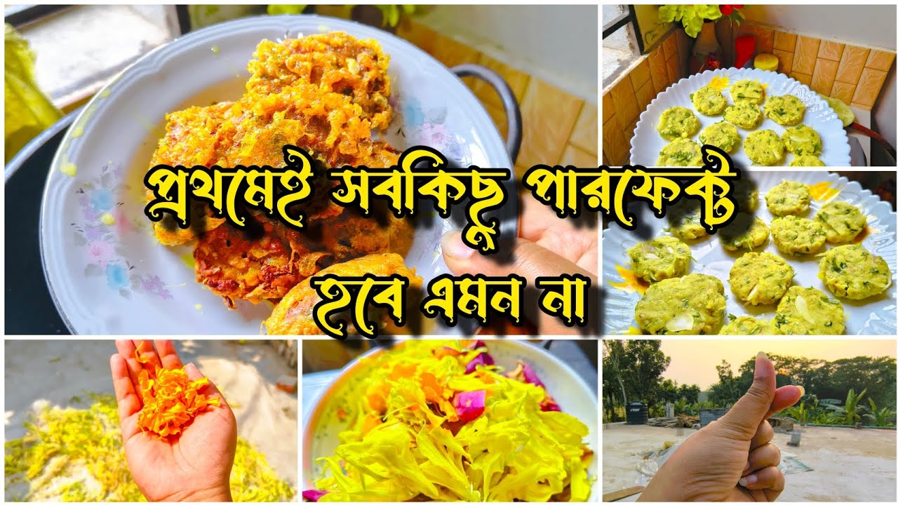 প্রথম মাছের কাবাব বানালাম।। এই ফুলের পাপড়ি দিয়ে কি করব??।।fish kabab recipe 