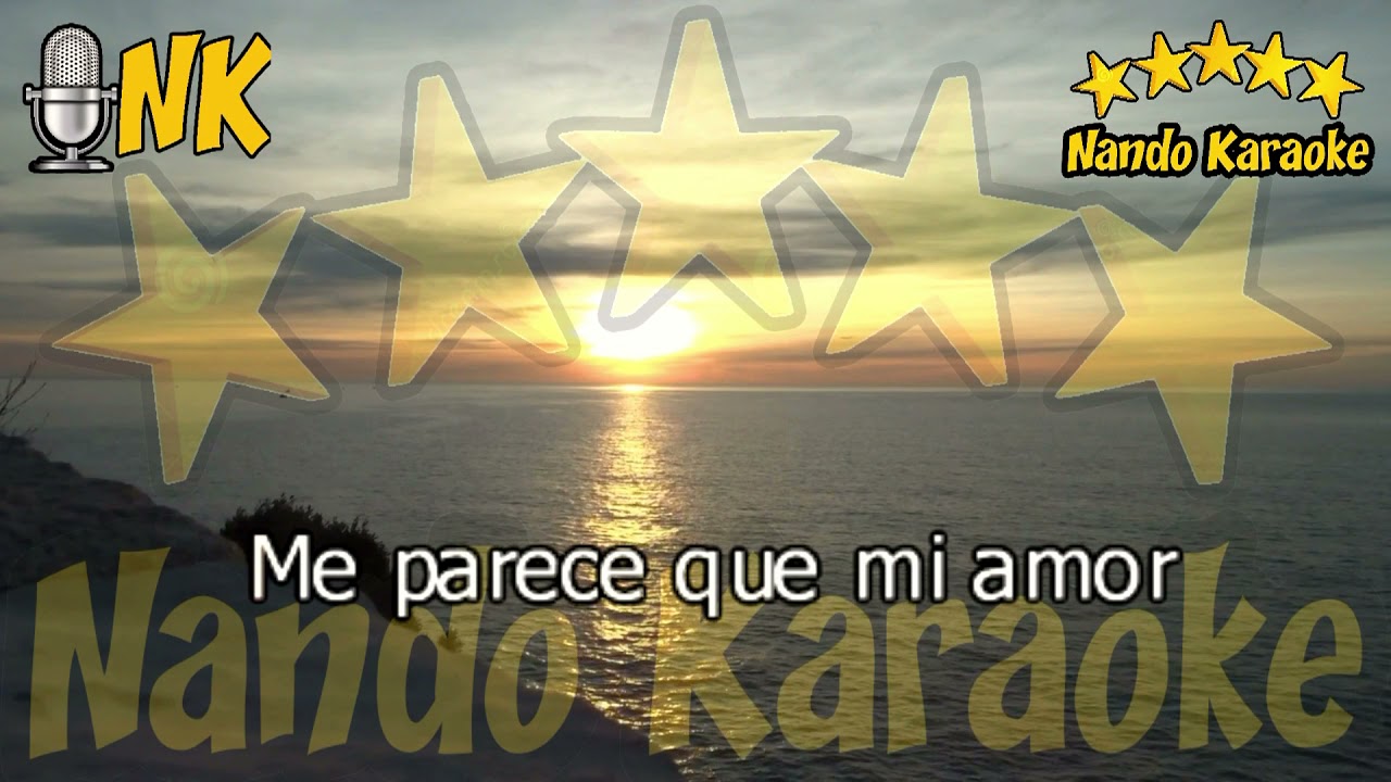 ME PARECE QUE ME ESTOY ENAMORANDO - Los Bríos Karaoke