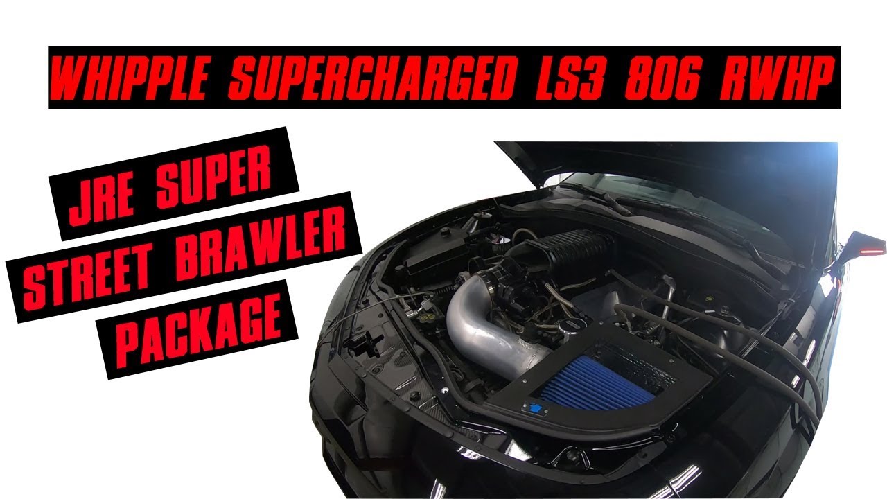Whipple Supercharged Camaro LS3 Stock long block makes 806 RWHP