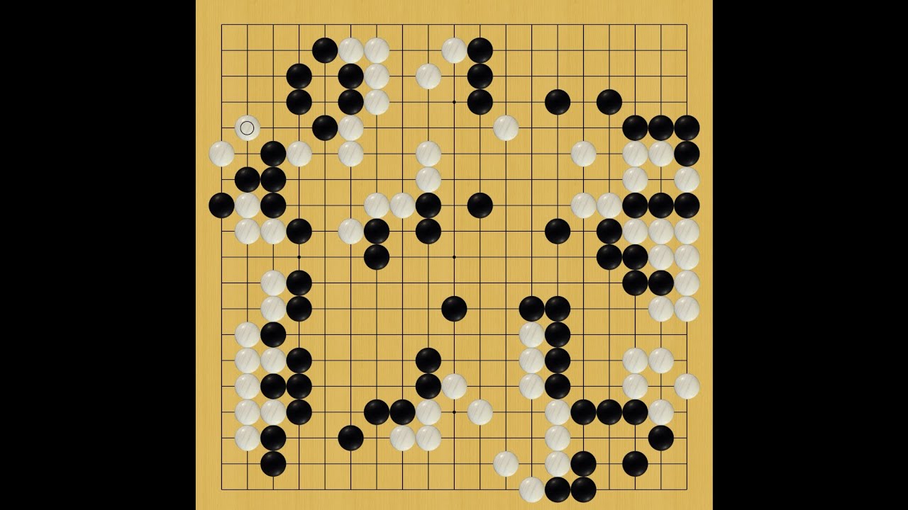 【囲碁の師匠katago変則打ち込み碁】205 四子局【囲碁】
