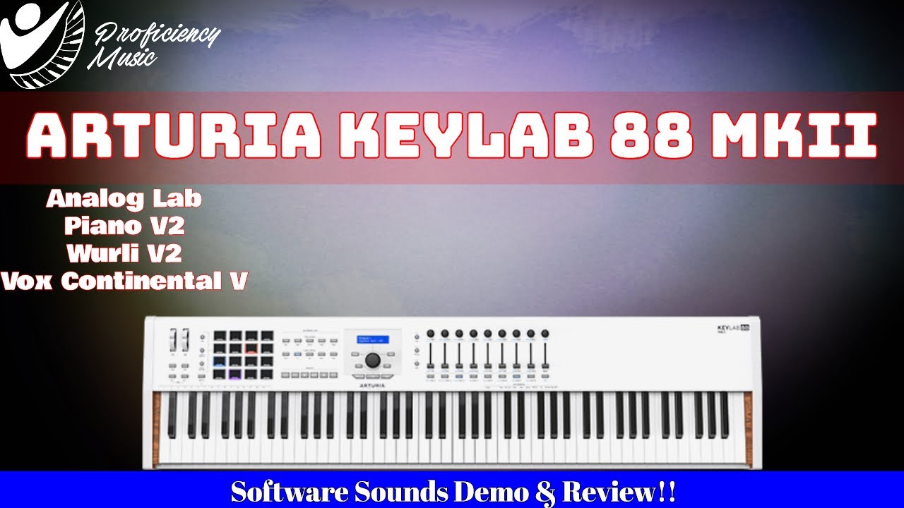 Arturia KeyLab 88 MkII: Software Sounds Demo & Review!