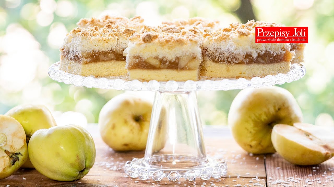 CIASTO SERAFIN - PRZEPIS NA JABŁECZNIK Z KOKOSEM