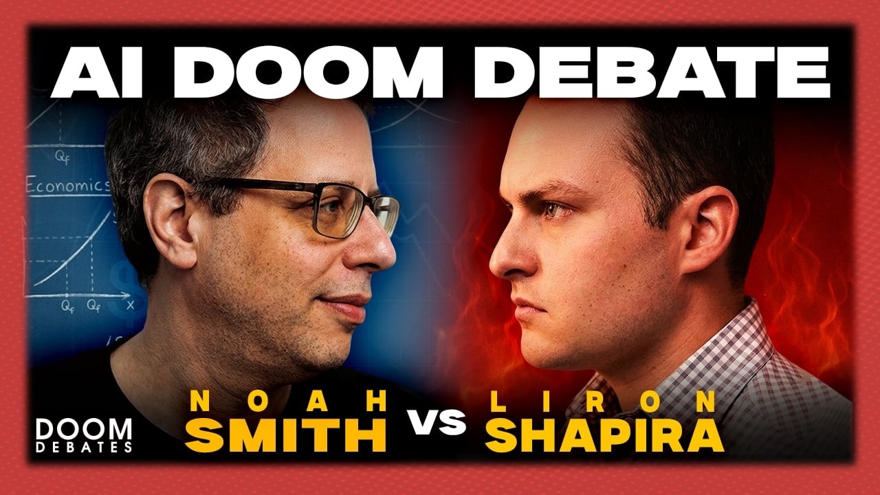Top Economist Says P(Doom) Is 0.1% — Noah Smith vs. Liron Shapira Debate