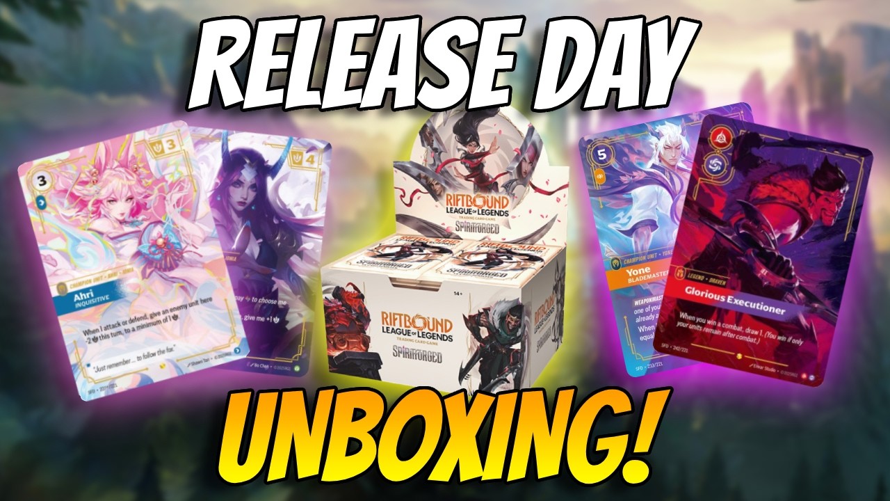 Новое открытие бустерного бокса Riftbound Spiritforged!
