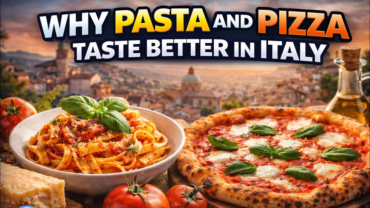 Why Pasta and Pizza Taste Better in Italy 🇮🇹