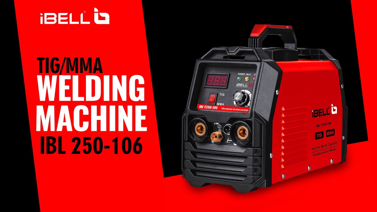 IBELL T250-106 TIG MMA IGBT WELDING MACHINE 250A DEMO