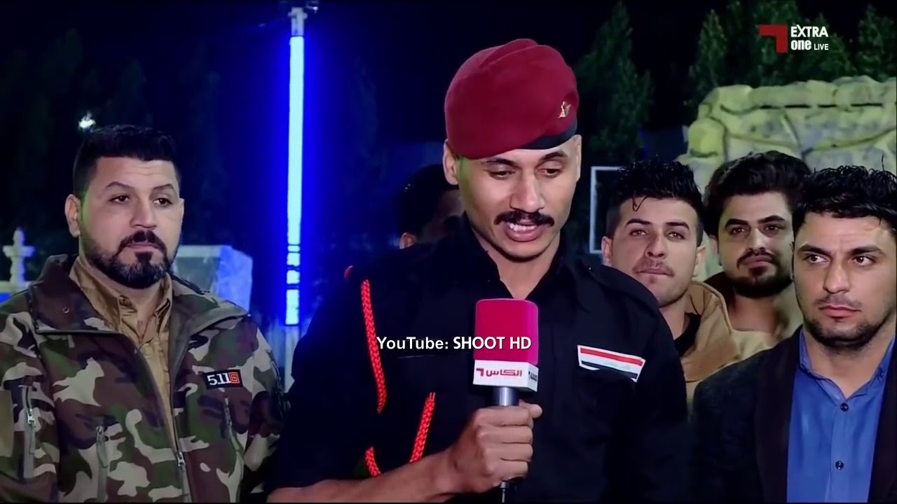 جندي عراقي يغني ليونس محمود ابو ذنون ولشعب العراقي