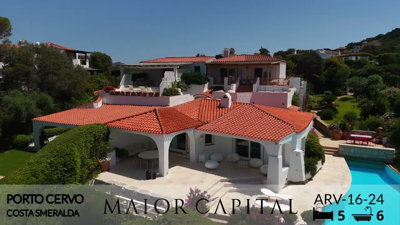 ARV-16-24 | Porto Cervo |  Villa di Lusso Pieds Dans l'Eau
