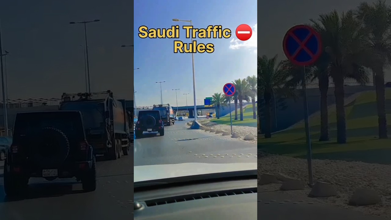 🚫Saudi Traffic Rules 🚦 tips follow #sauditraffic #shorts #trafficrules