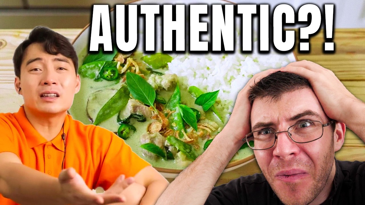 Pro Chef Reacts.. Uncle Roger HATES Joshua Weissman Thai Green Curry?