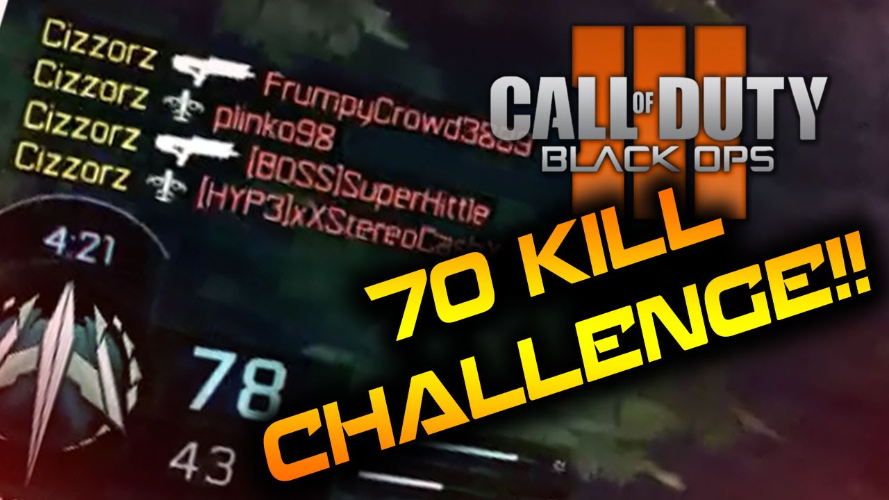 70 KILL CHALLENGE!! BO3 TDM Challenge!!!