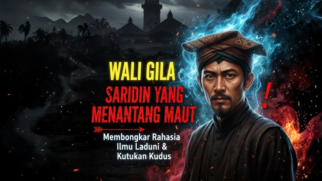 SARIDIN WALI GILA YANG MENANTANG MAUT ‼️Membongkar Rahasia Ilmu Laduni & Kutukan Kudus
