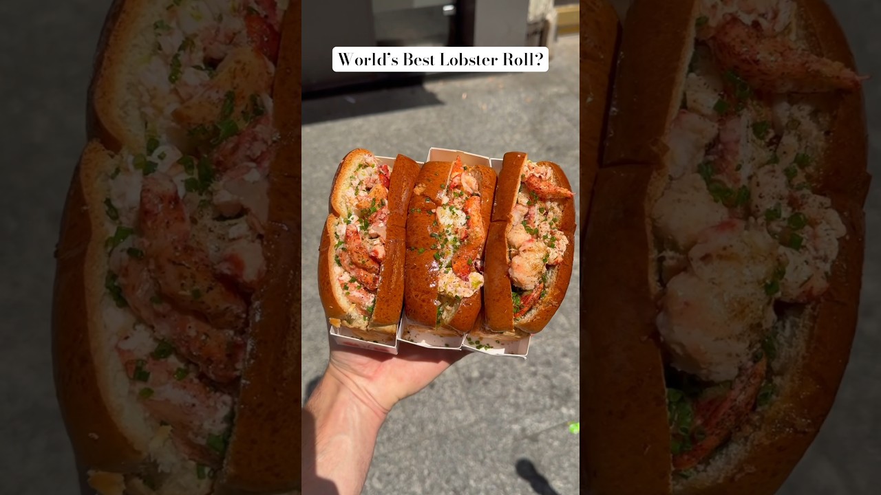 Trying supposedly the world&rsquo;s best lobster roll PT.1📍Homer Lobster, Paris #paris #lobster #food
