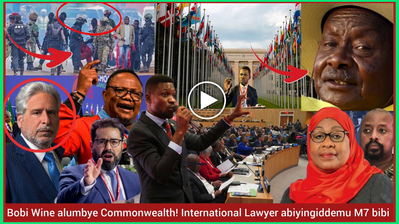 Agatalinda! Museveni Jiwunye! Bobi Wine alumbye Commonwealth! International Lawyer Amsterdam atabuse