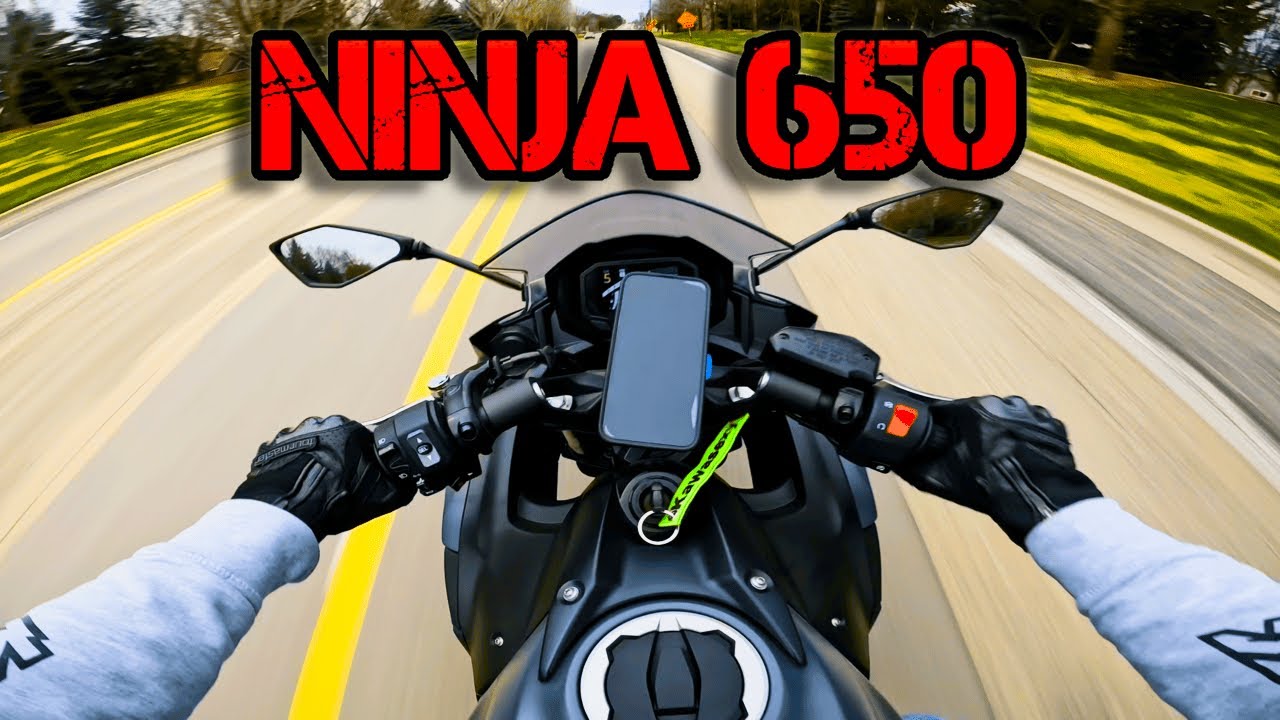 Ride my 2024 Kawasaki Ninja 650 with me! | 4K Super View