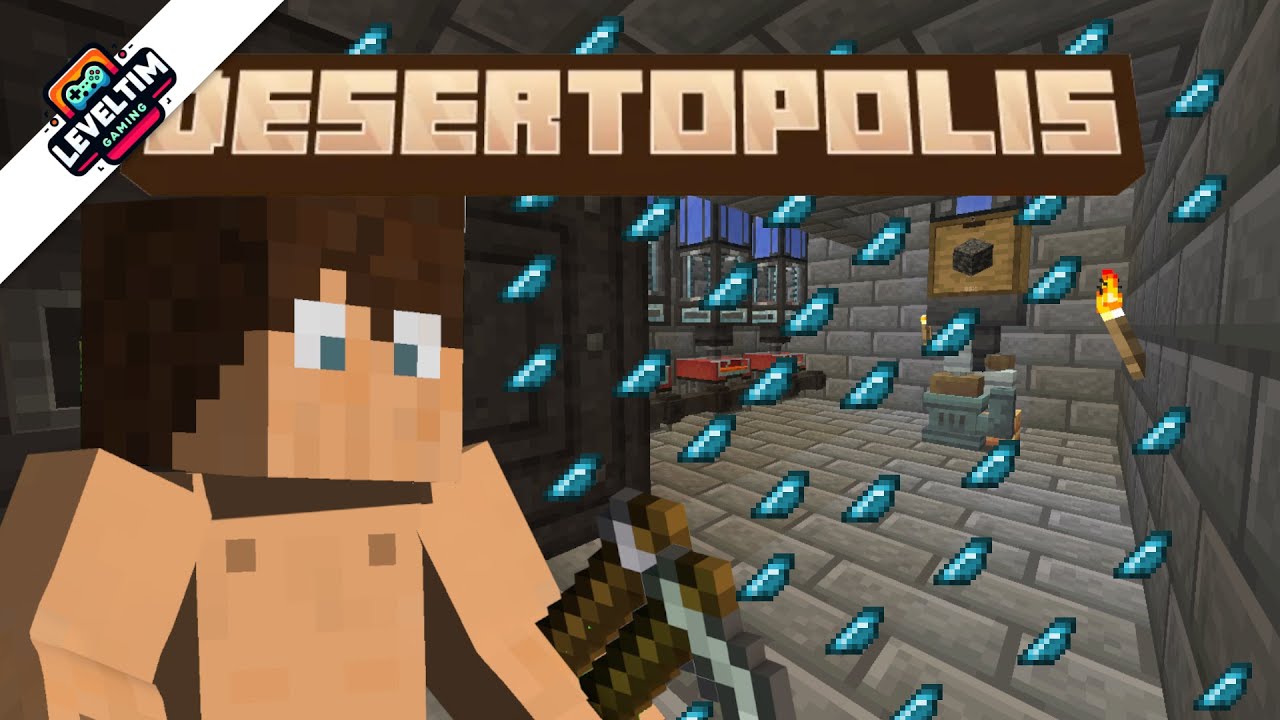 Menril ist indirekt automatisiert! | Minecraft - Desertopolis (#59) | LevelTim