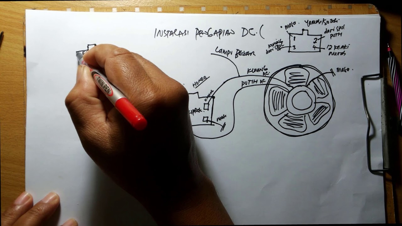 TUTORIAL CARA MUDAH RANGKAI PENGAPIAN MOTOR (DC)