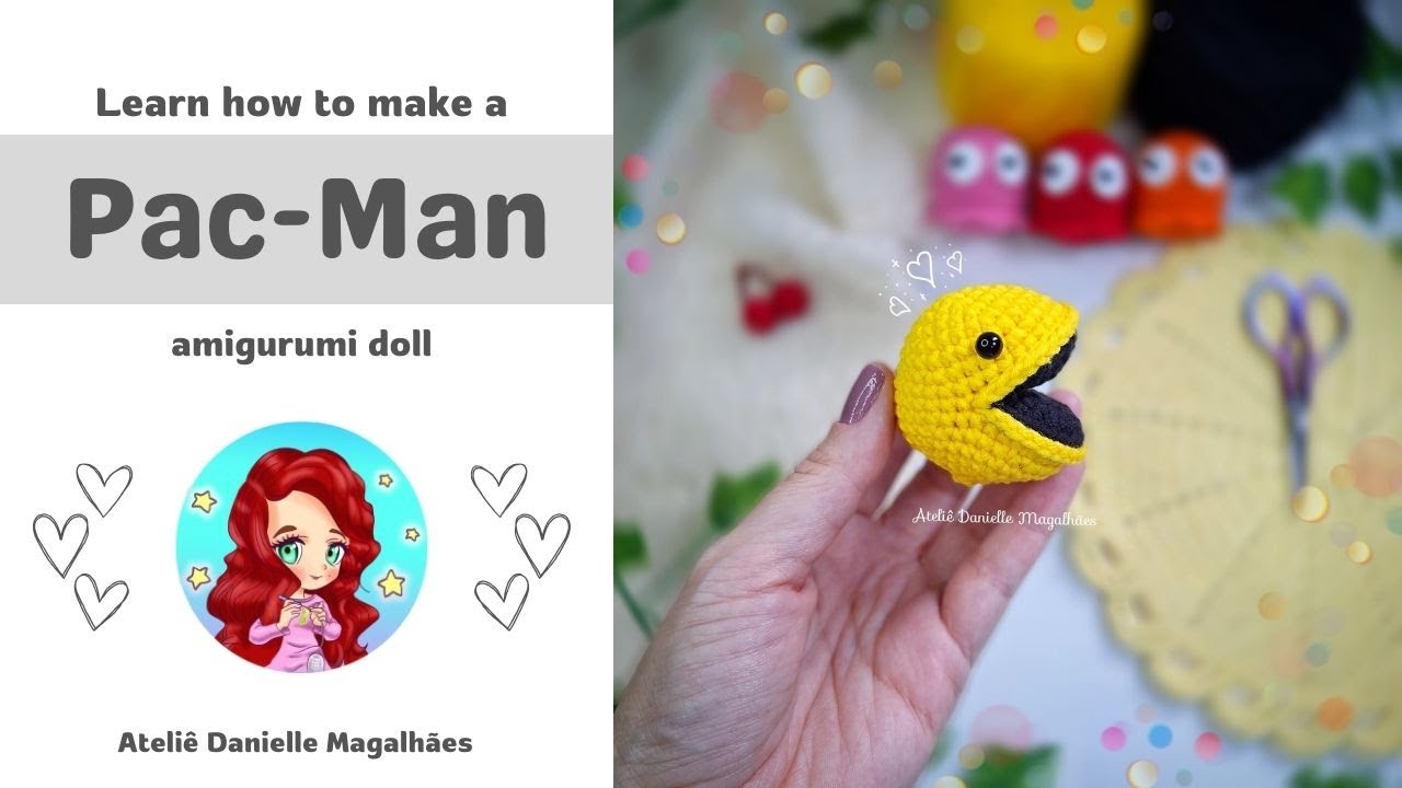 Pac-Man Amigurumi 🟡 | Learn How to Crochet This Iconic Character!