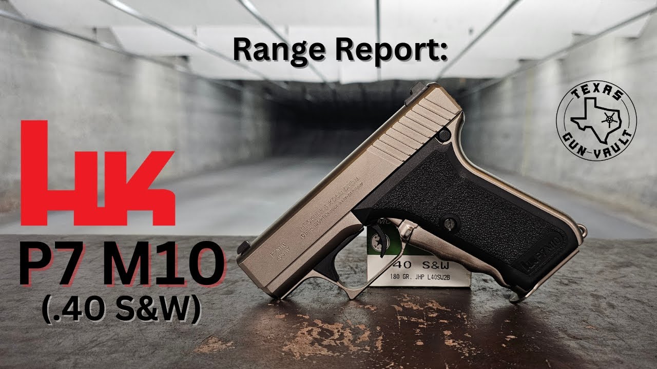 Отчет о стрельбе: Hk P7 M10 (.40 S&W) — редкая никелированная версия P7