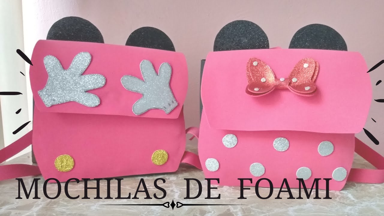 Mochilas de mickey y minnie