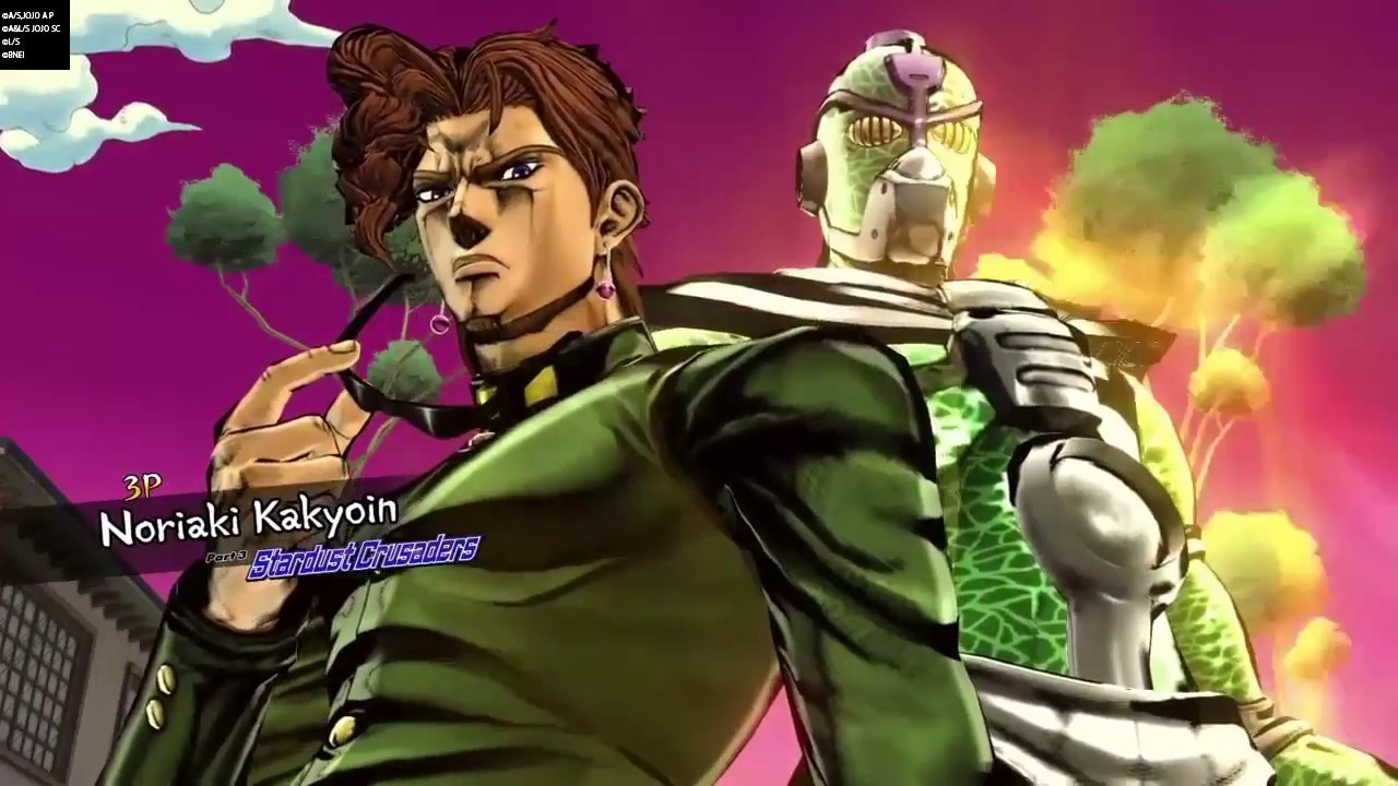 Interacciones de Jotaro (parte 4) y Kakyoin - JJBA Eyes of Heaven [sub esp]