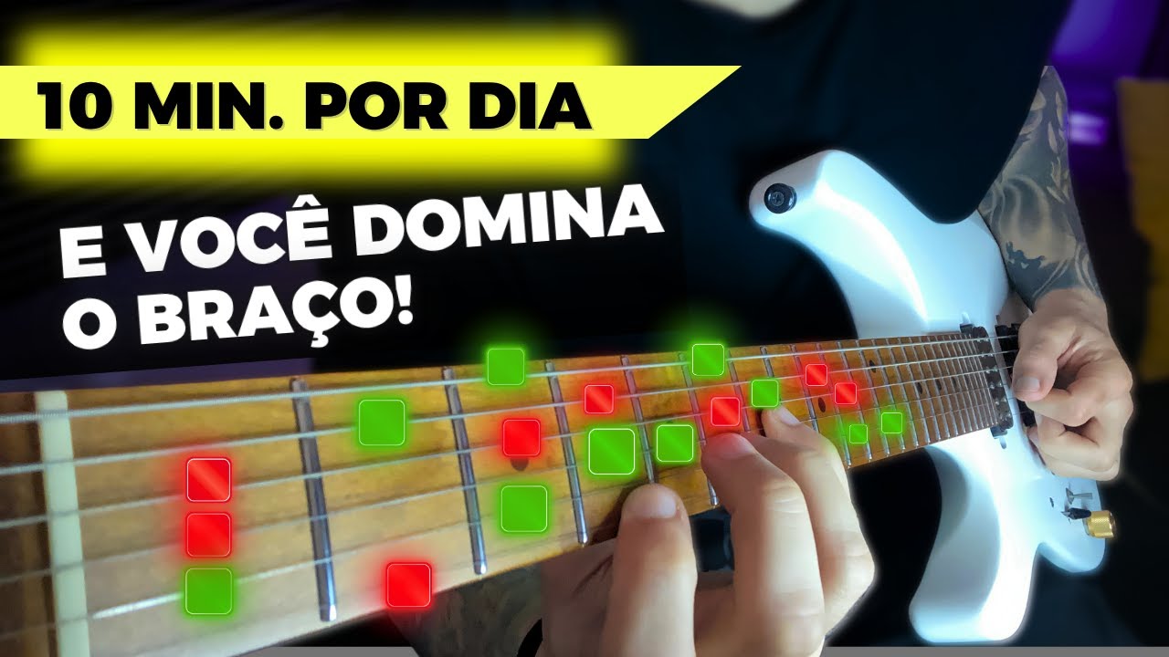 O Treino que me fez Dominar Qualquer Escala na Guitarra