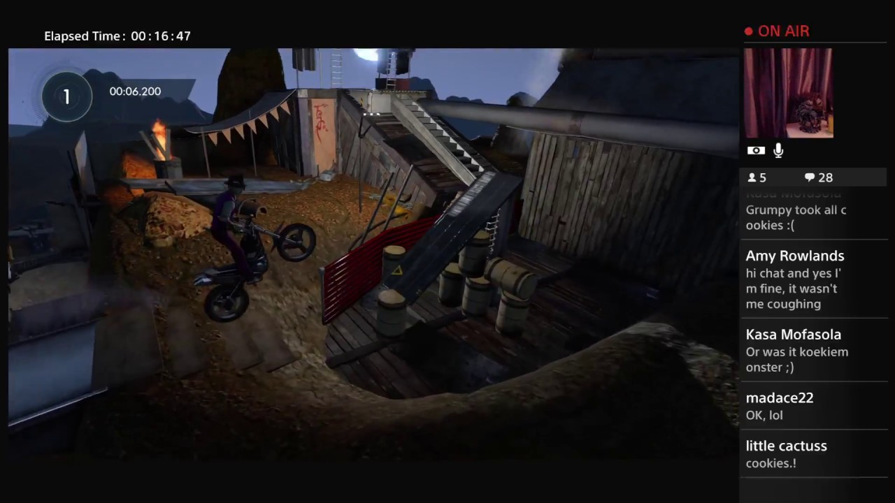 Trials Fusion Custom track building - Funks in his builders yard 8th 