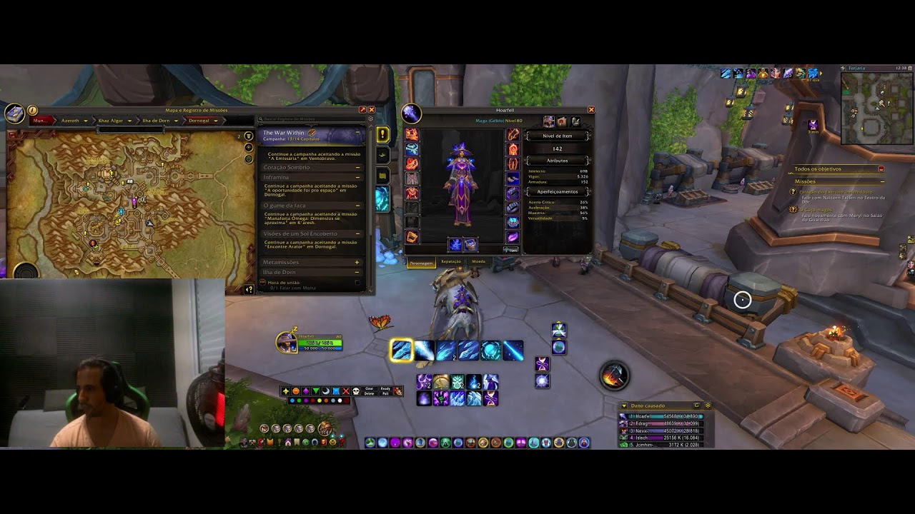 Testando meu primeiro caster no World of Warcraft