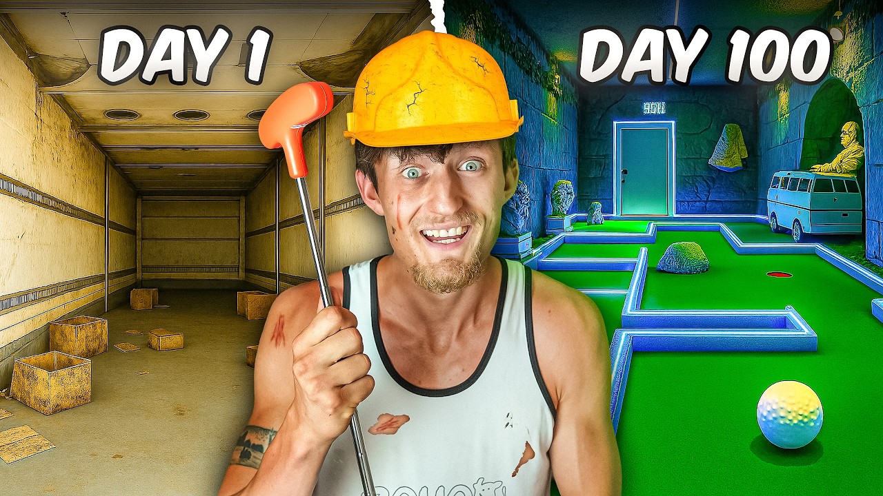 WE BUILT a ONE OF A KIND mini golf course: FULL BUILD