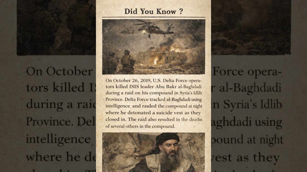 10 Fascinating Delta Force Missions | NO:06 | Delta Force raid on al Baghdadi compound