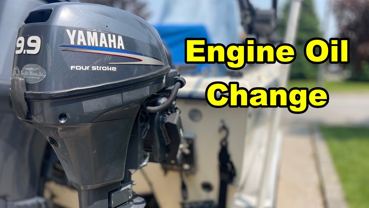 How to Change Oil on Yamaha 9.9 HP 4 Stroke Outboard Engine