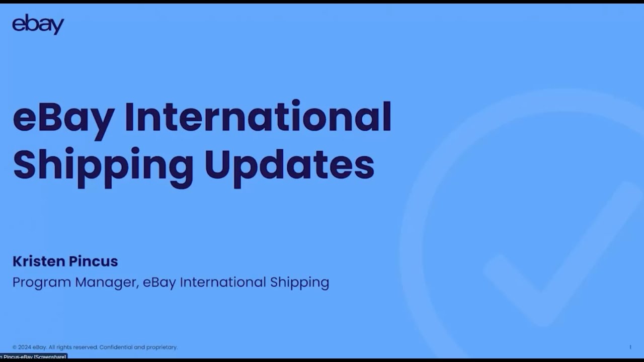 eBay International Shipping Service Updates