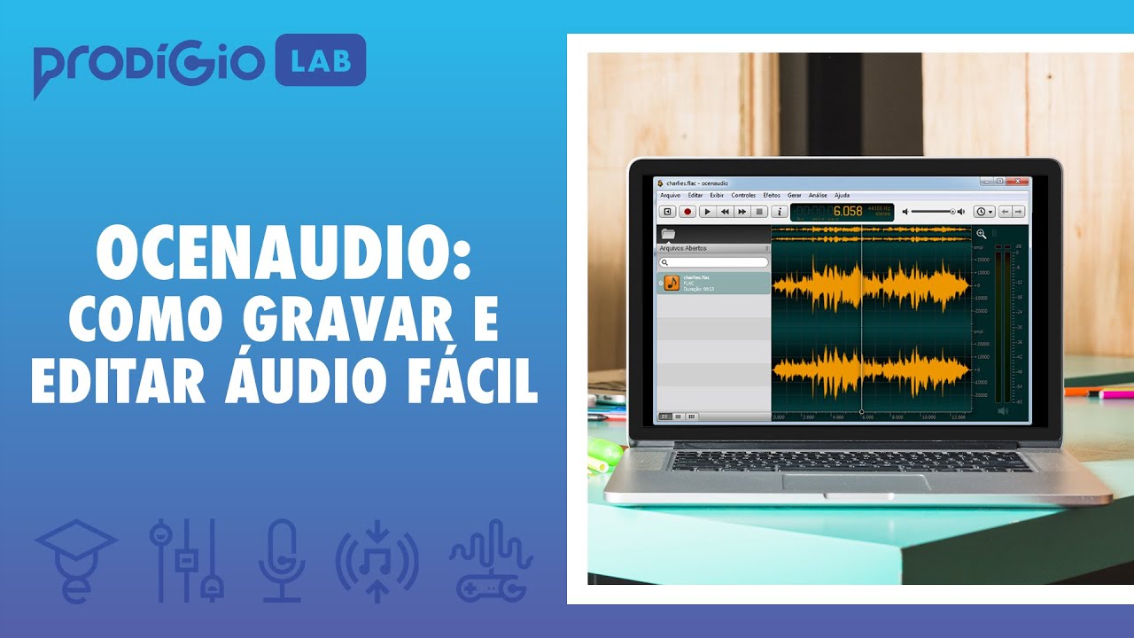 Como gravar e editar &aacute;udio f&aacute;cil com o Ocenaudio