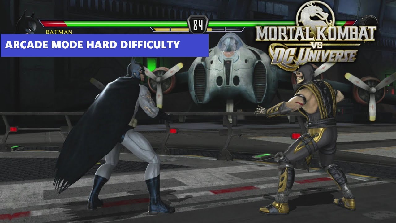 Batman's Knightfall Kombat: MK Vs DC Universe Arcade Mode on Hard Difficulty
