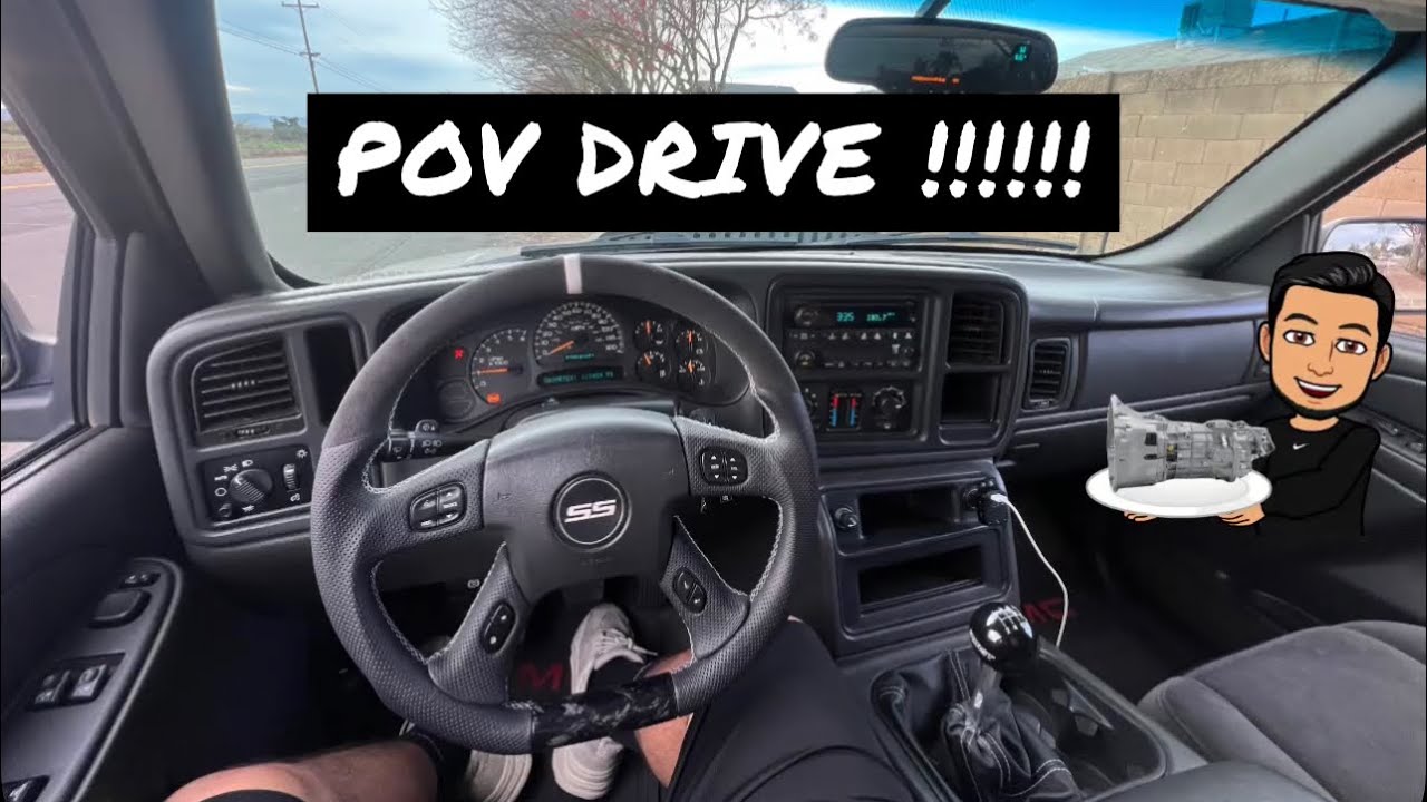 POV DRIVE ON A 6 SPEED MANUAL TR6060 SWAPPED CAMMED GMC SIERRA/SILVERADO