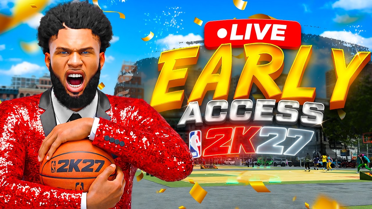 🔴Играю в NBA 2K27 в раннем доступе! Создаю лучший билд и бросок в NBA 2K27 + розыгрыш VC!
